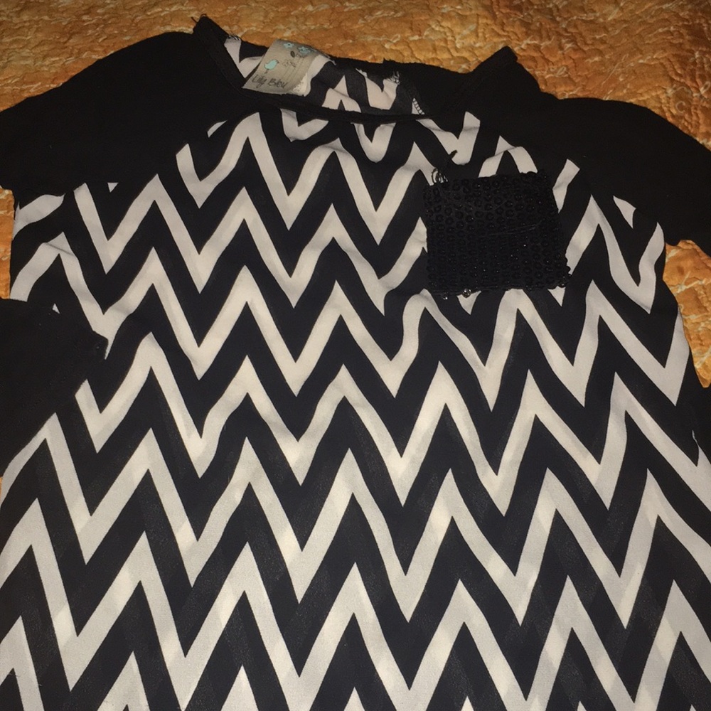 Lily Bleu Chevron Shirt